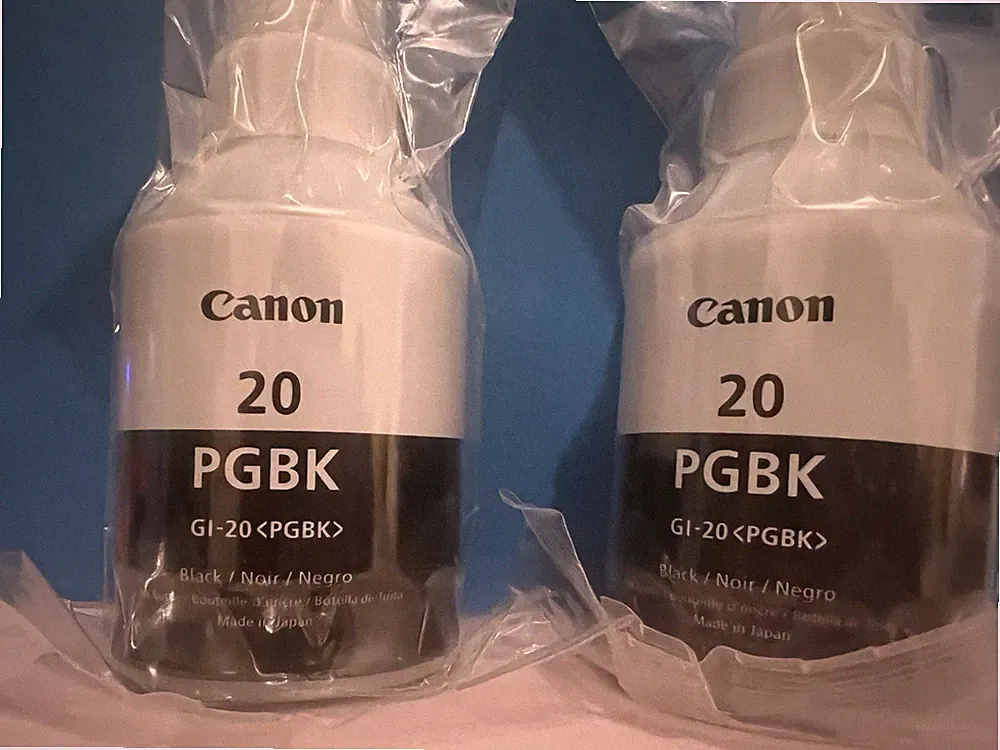 Canon OEM PGBK Black Ink 2 Bottled Pixma G6020 and G5020 MegaTank Printer NEW 2X