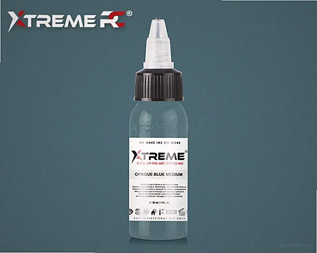 EU REACH Compliant OPAQUE BLUE MEDIUM by Xtreme Ink Premium Tattoo Color Pigment