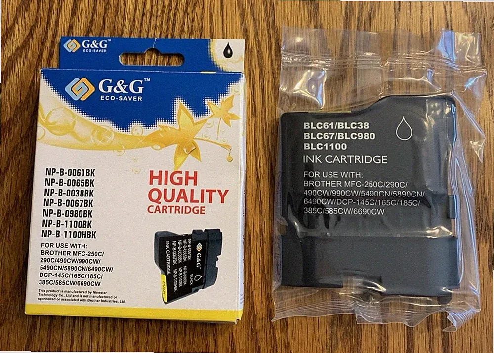 G&G ECO-SAVER Black Ink CARTRIDGE NP-B-0061BK NP-B-0065BK NIB SEALED Exp 8/2012