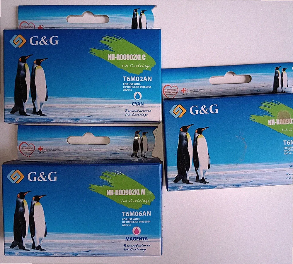 G & G lot of 3 cartridges cyan yellow magenta printer ink