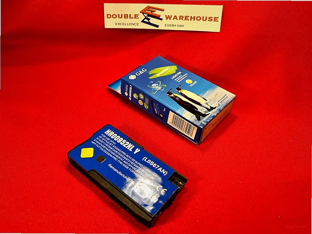 NOS Replacement G&G L0S67AN Yellow Ink Cartridge NH-R00952XLY for HP Inkjet